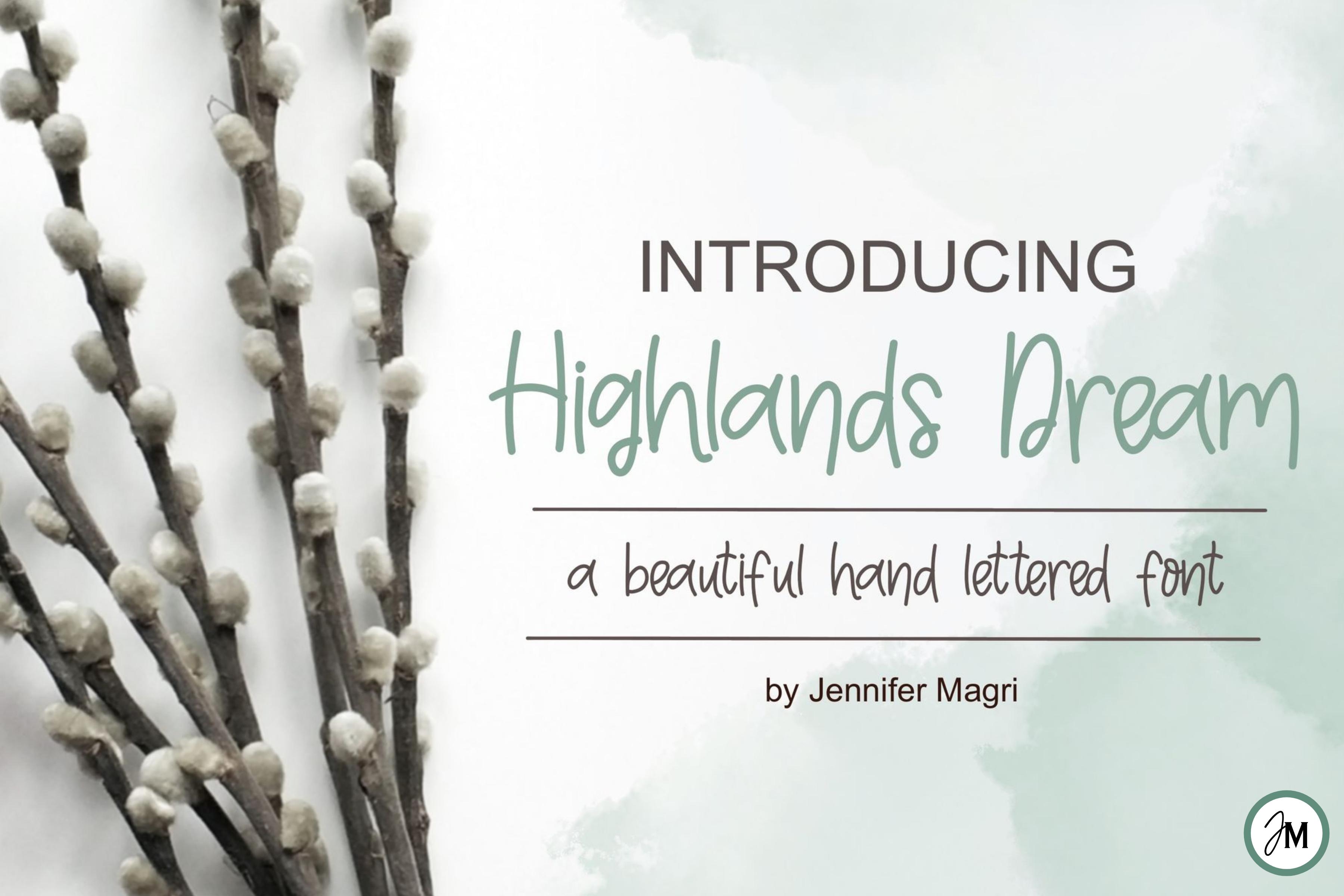 Highlands Dream Font