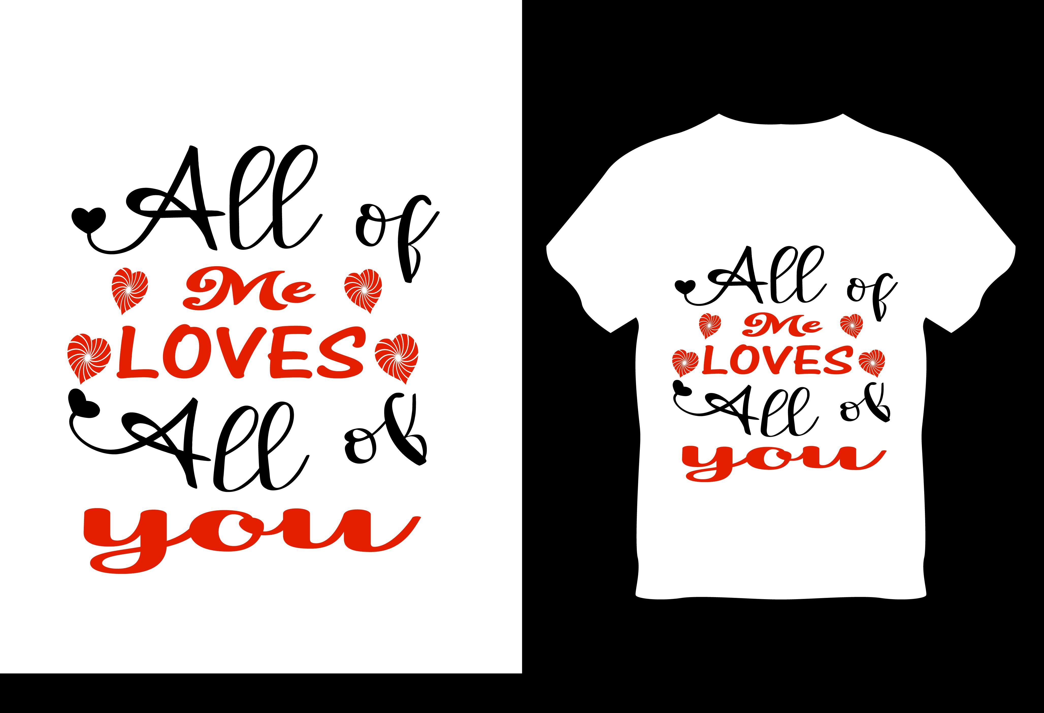 Valentines Day Love T-shirt Design