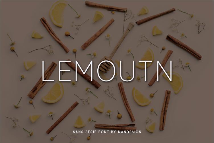 Lemoutn Font