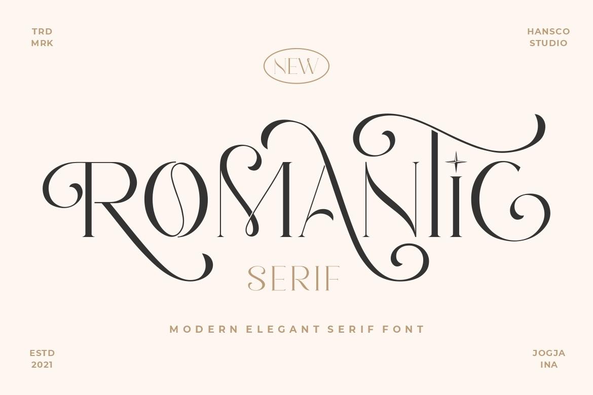 Romantic Font