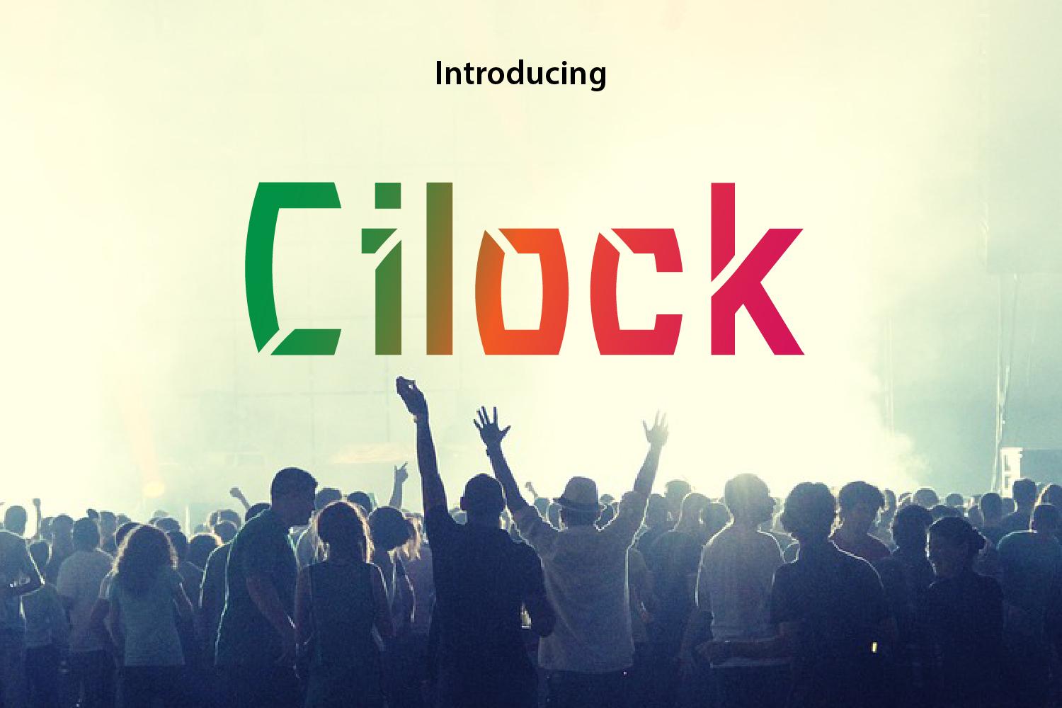 Cilock Font