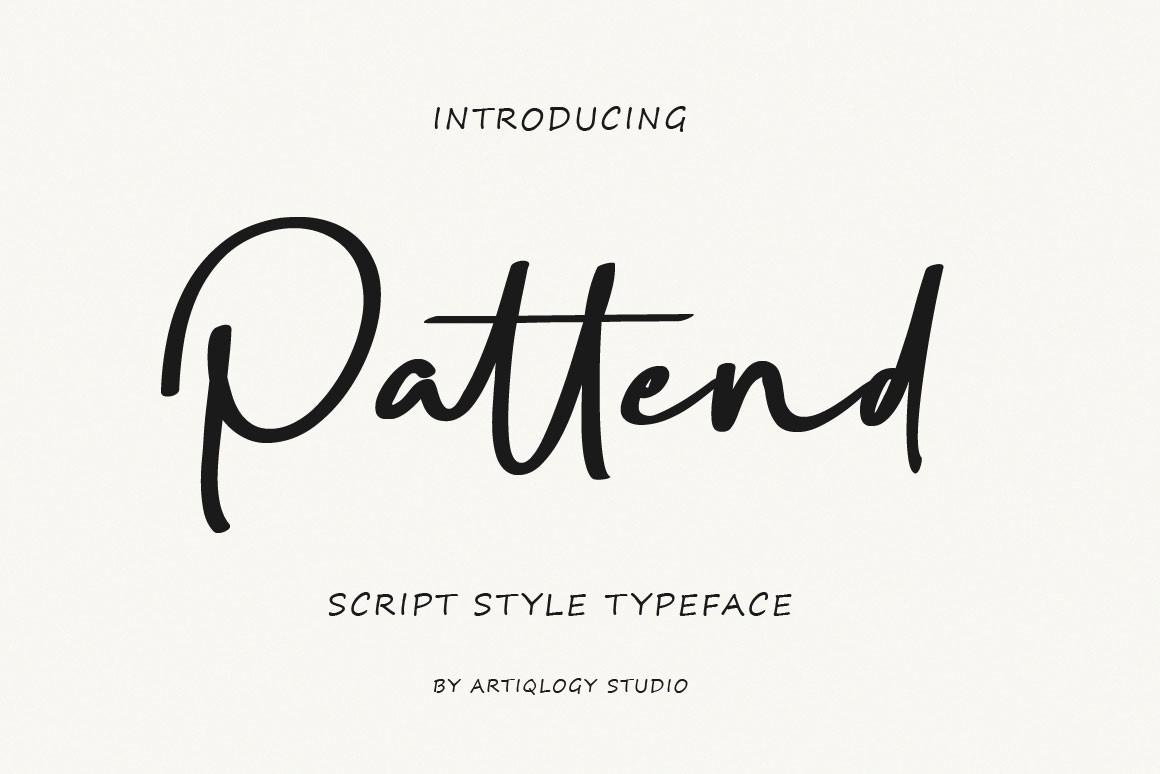 Pattend Font
