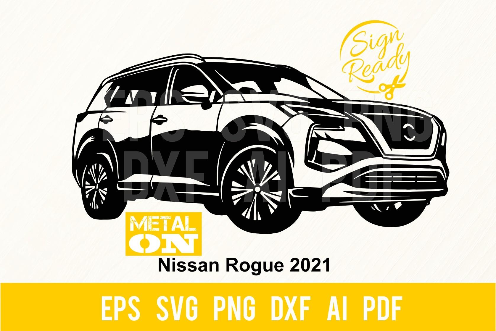 Nissan Rogue 2021 Popular Car SVG