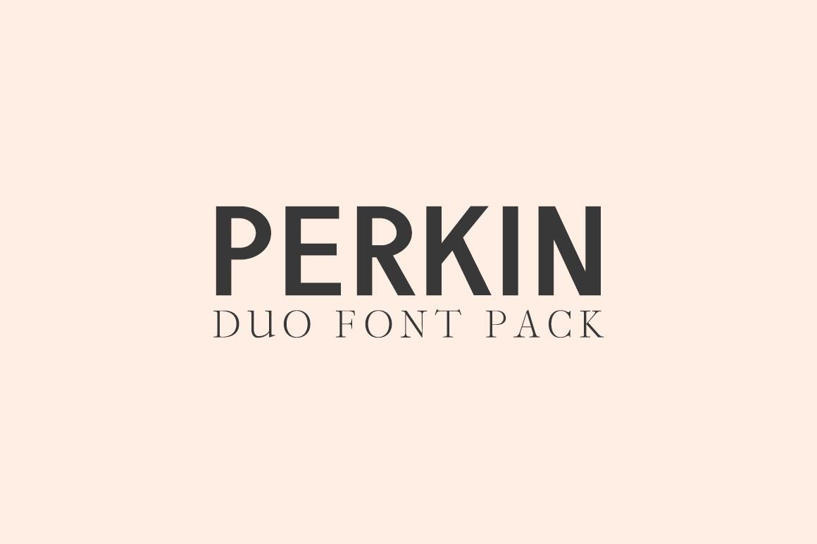 Perkin | Duo Font