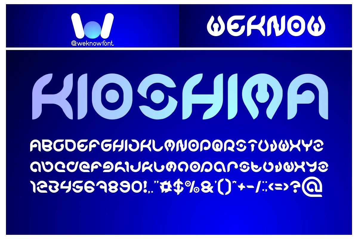 Kioshima Font