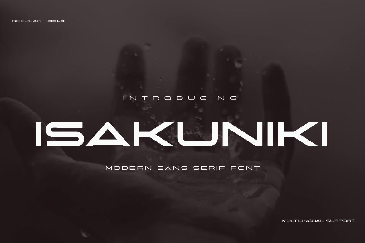 Isakuniki Font