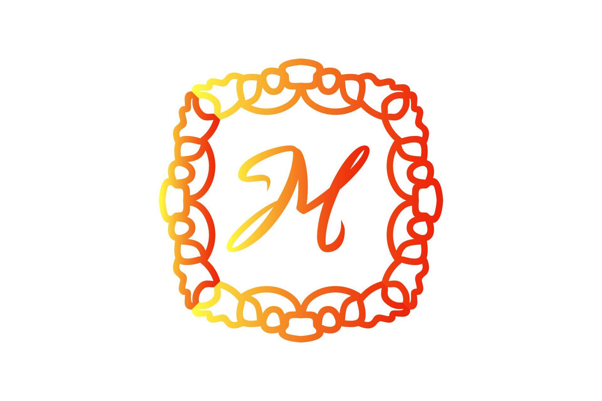 Monogram Creative Design Illustration