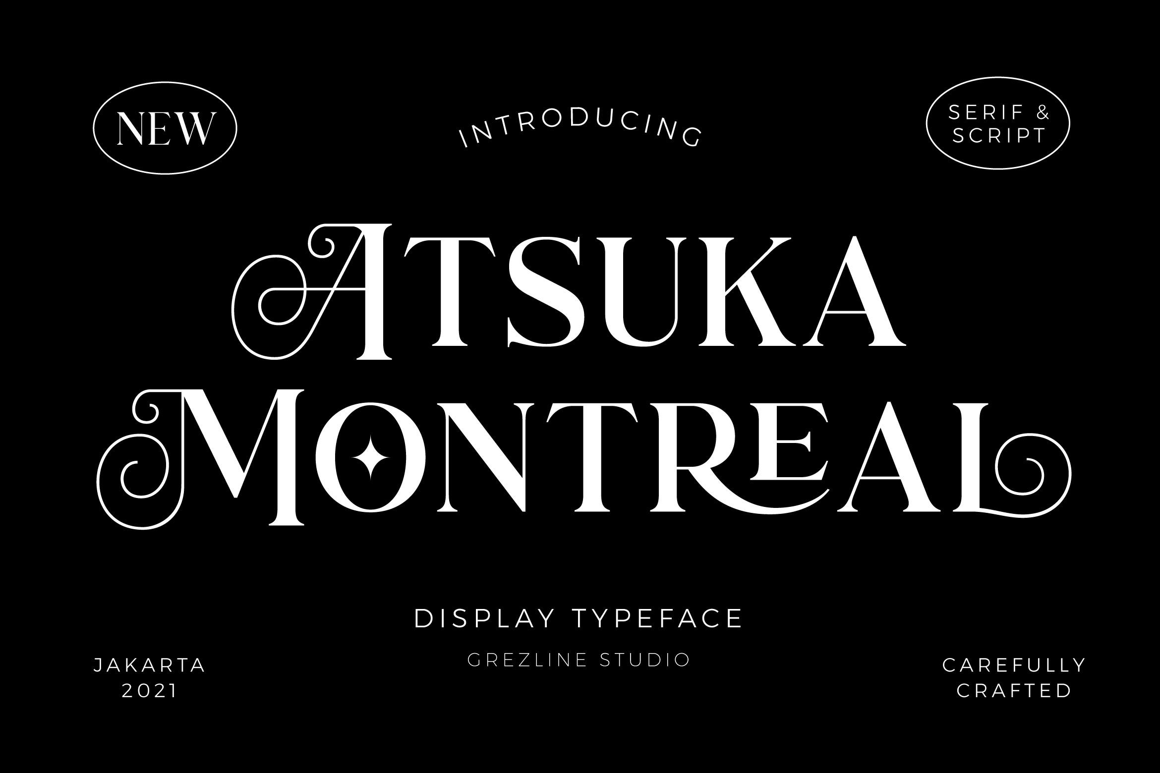 Atsuka Montreal Font