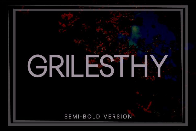 Grilesthy Semi-Bold Font