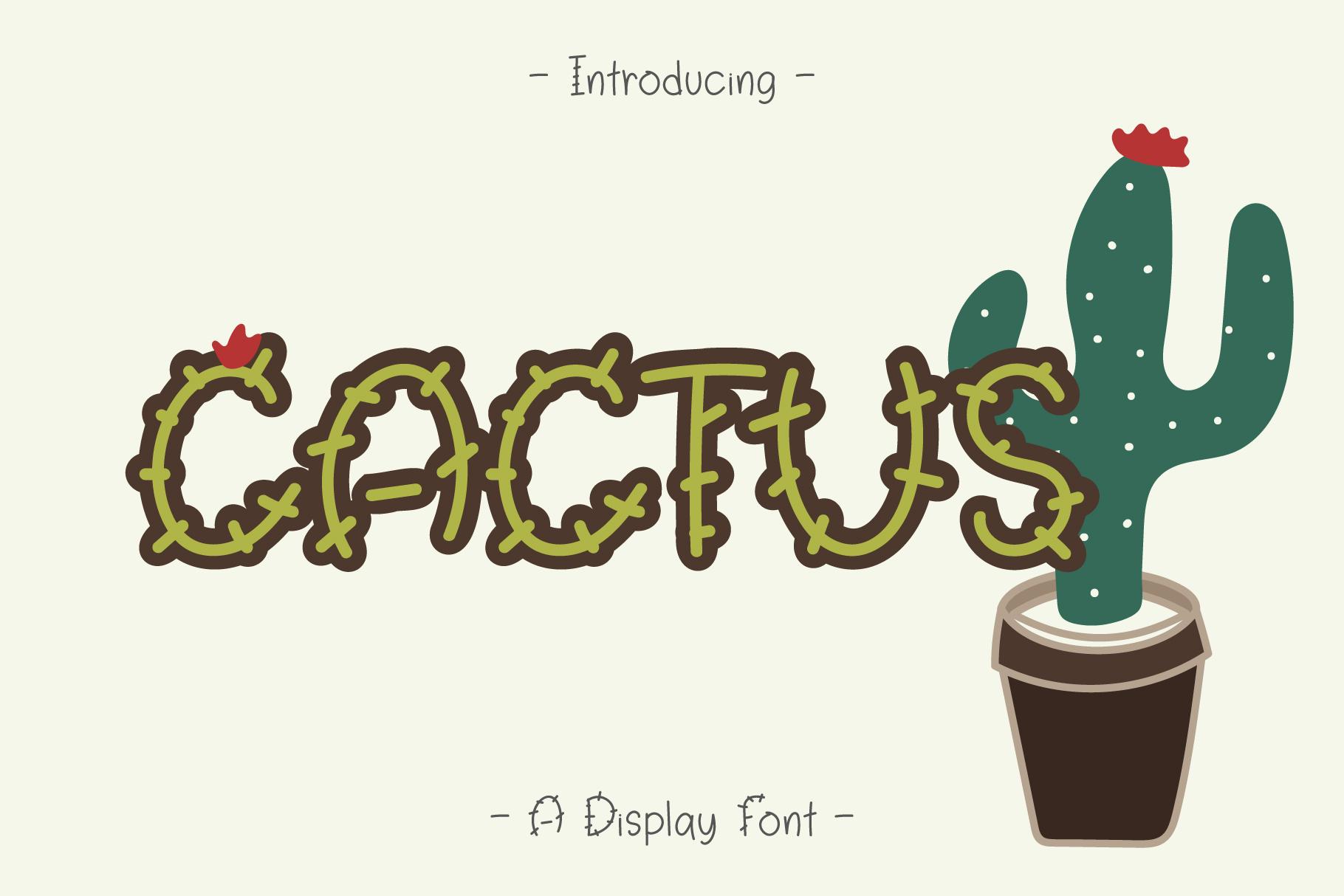 Cactus Font
