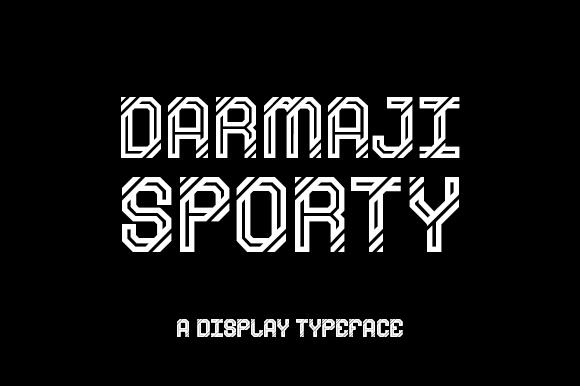 Darmaji Sporty Font