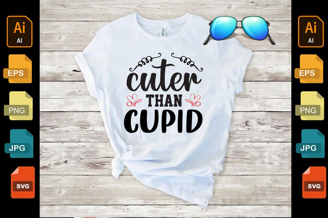 Valentine's Day Svg Design Cute Than Cup
