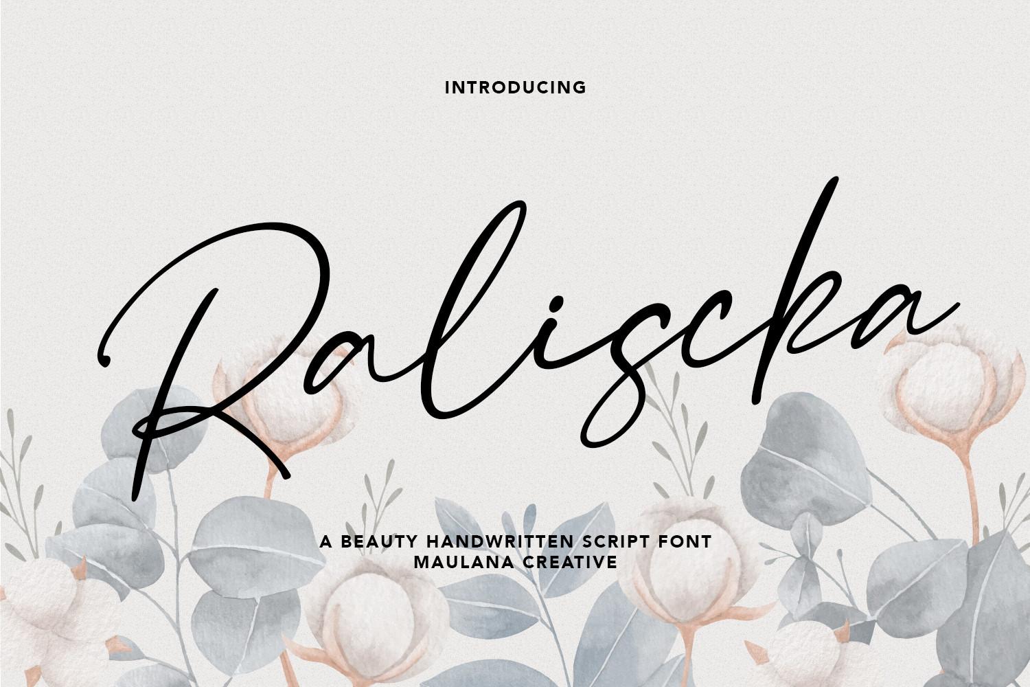 Raliscka Font