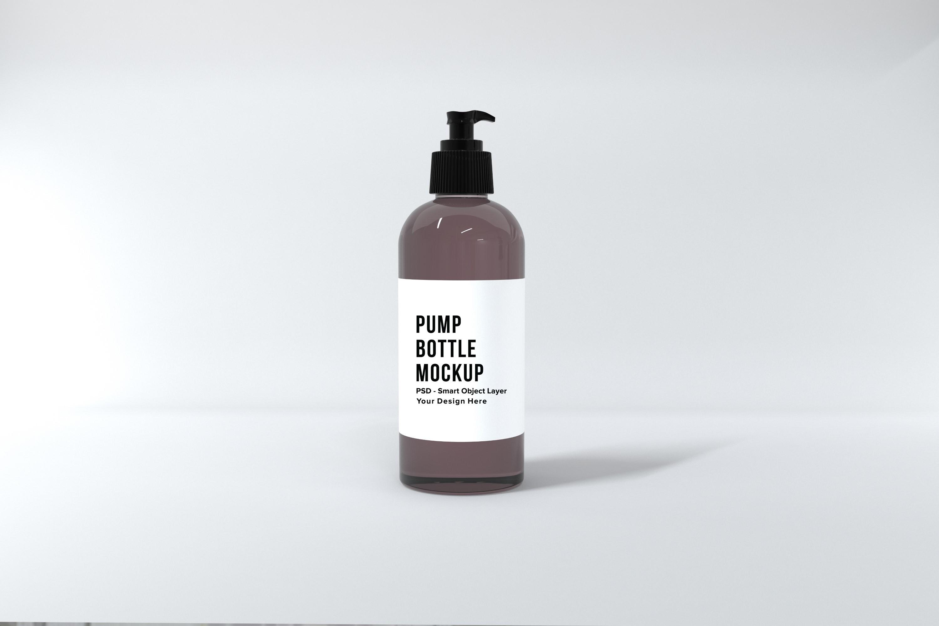 Pump Bottle Mockup