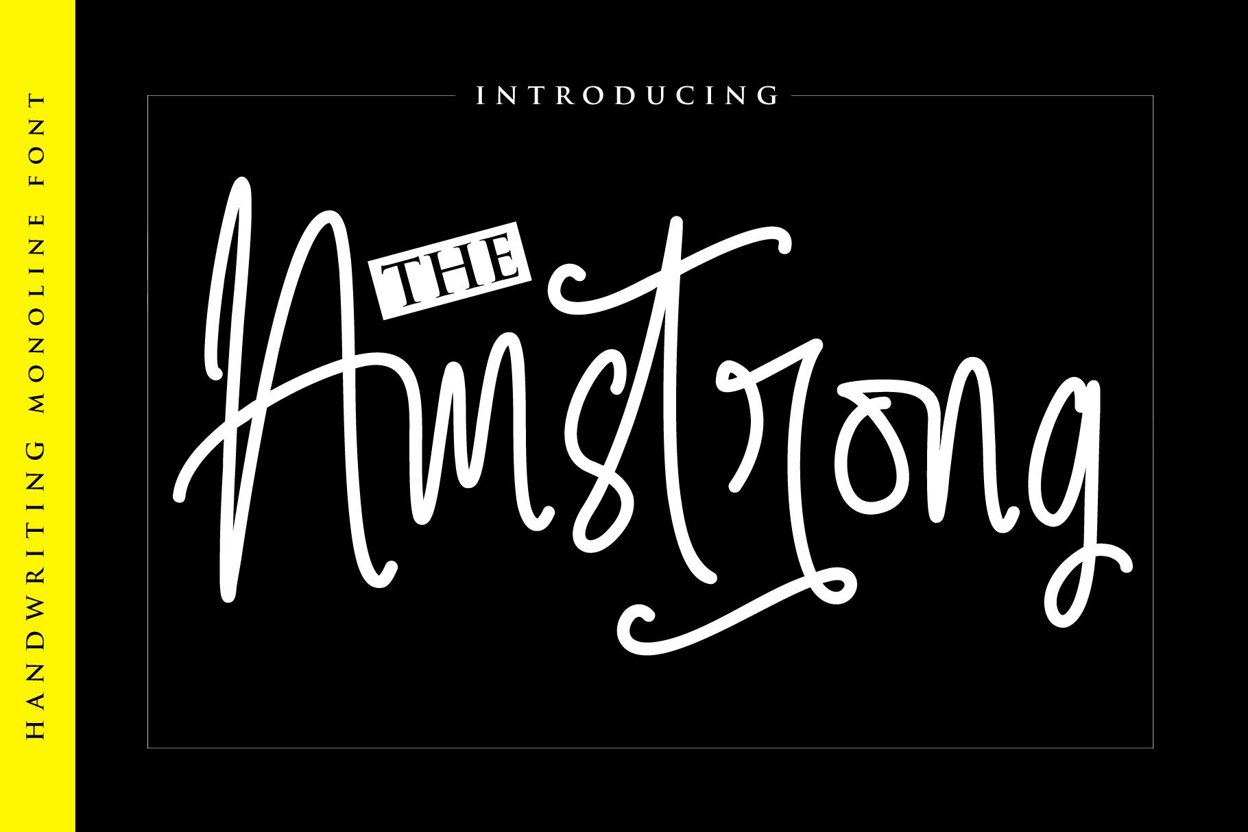 The Amstrong Font