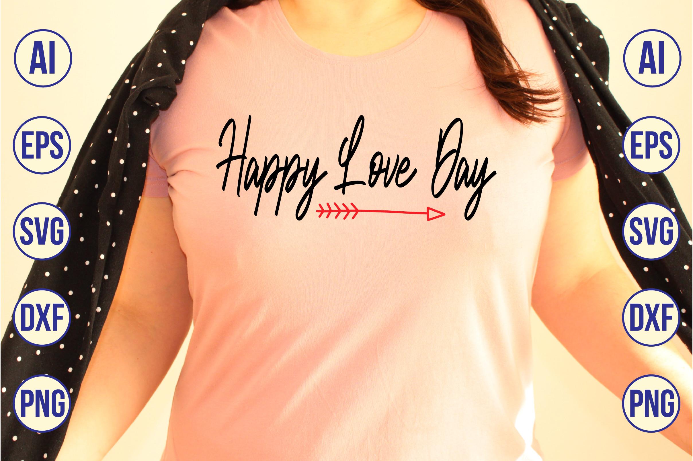 Happy Love Day Svg