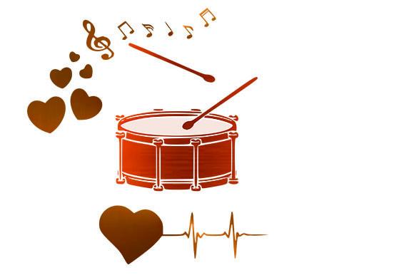 Drums: Musical Heart Beats