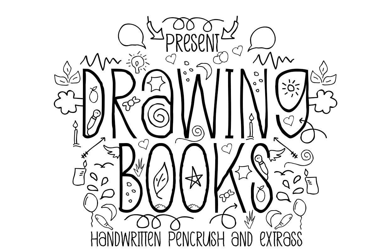 Drawing Books Font