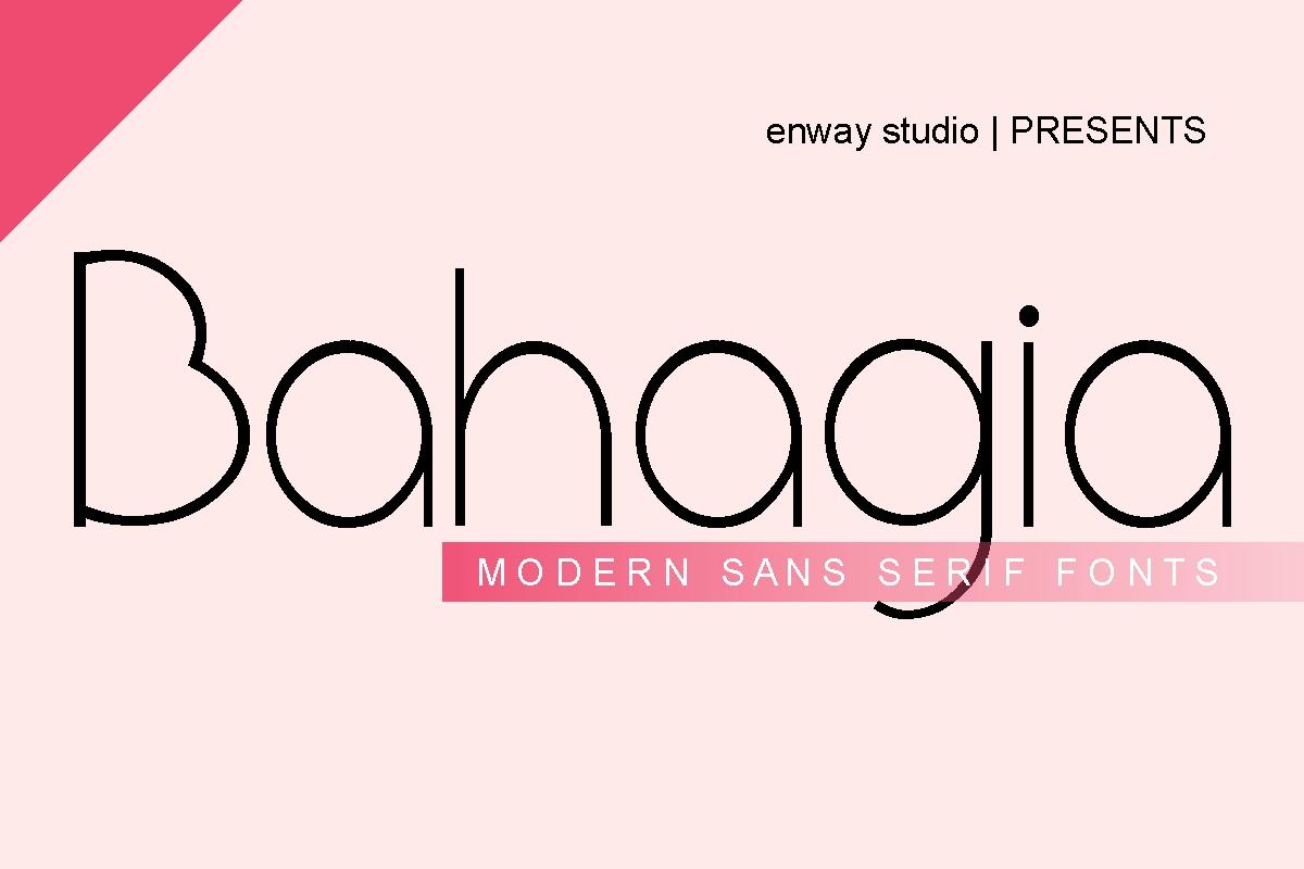 Bahagia Font