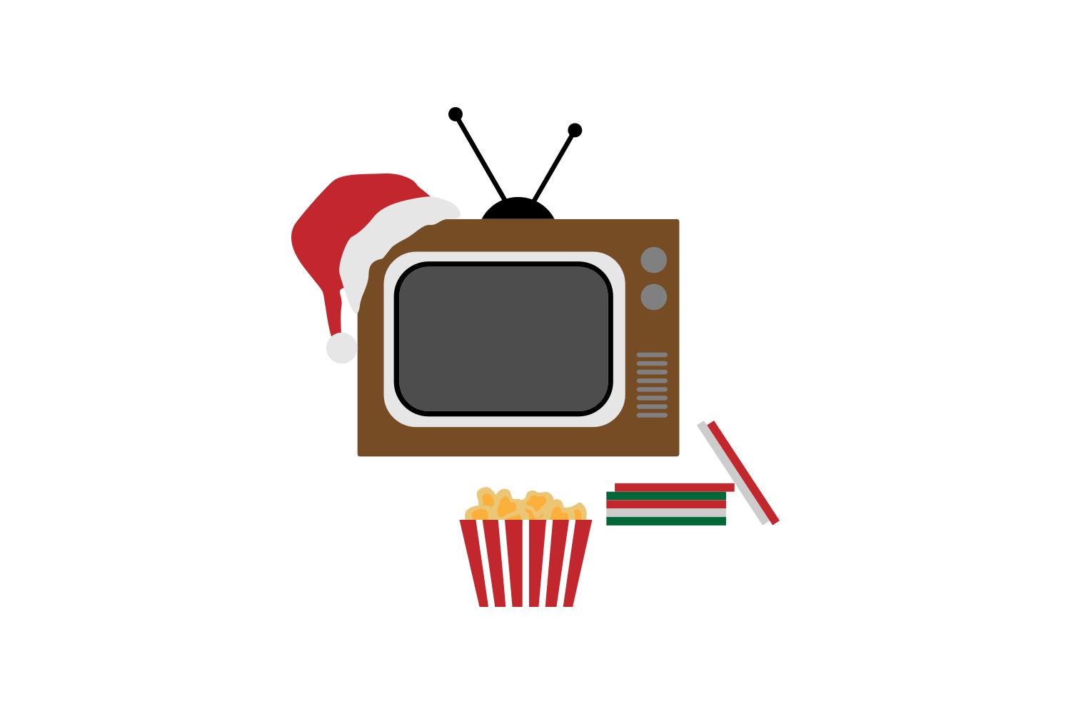 Christmas Hat, Tv & Popcorn