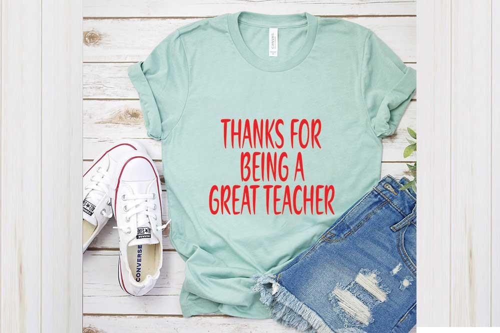 Student Svg Design, Thanks for Being a