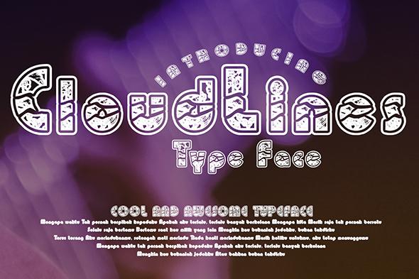 CloudLines Font