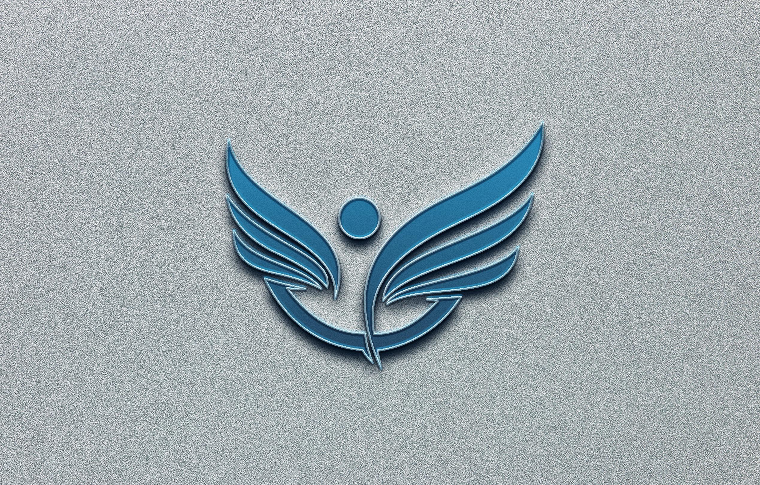 3d Realistic Logo Mockup PSD