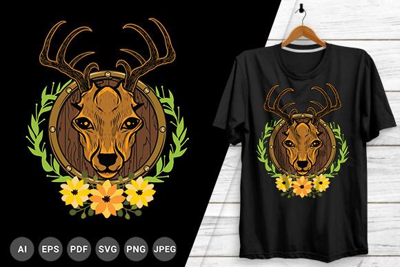 Hunting Deer T-shirt Design