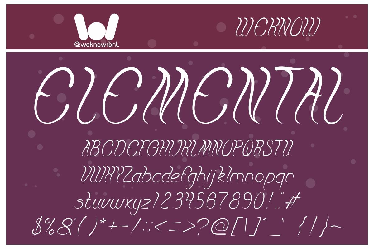 Elemental Font