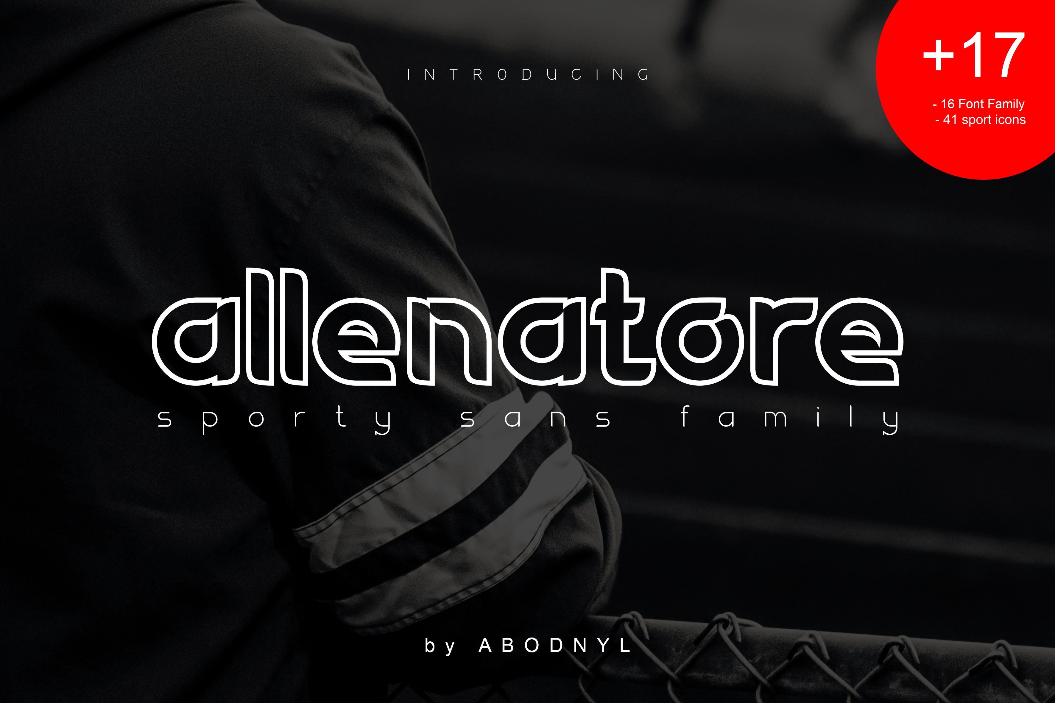 Allenatore Family Font