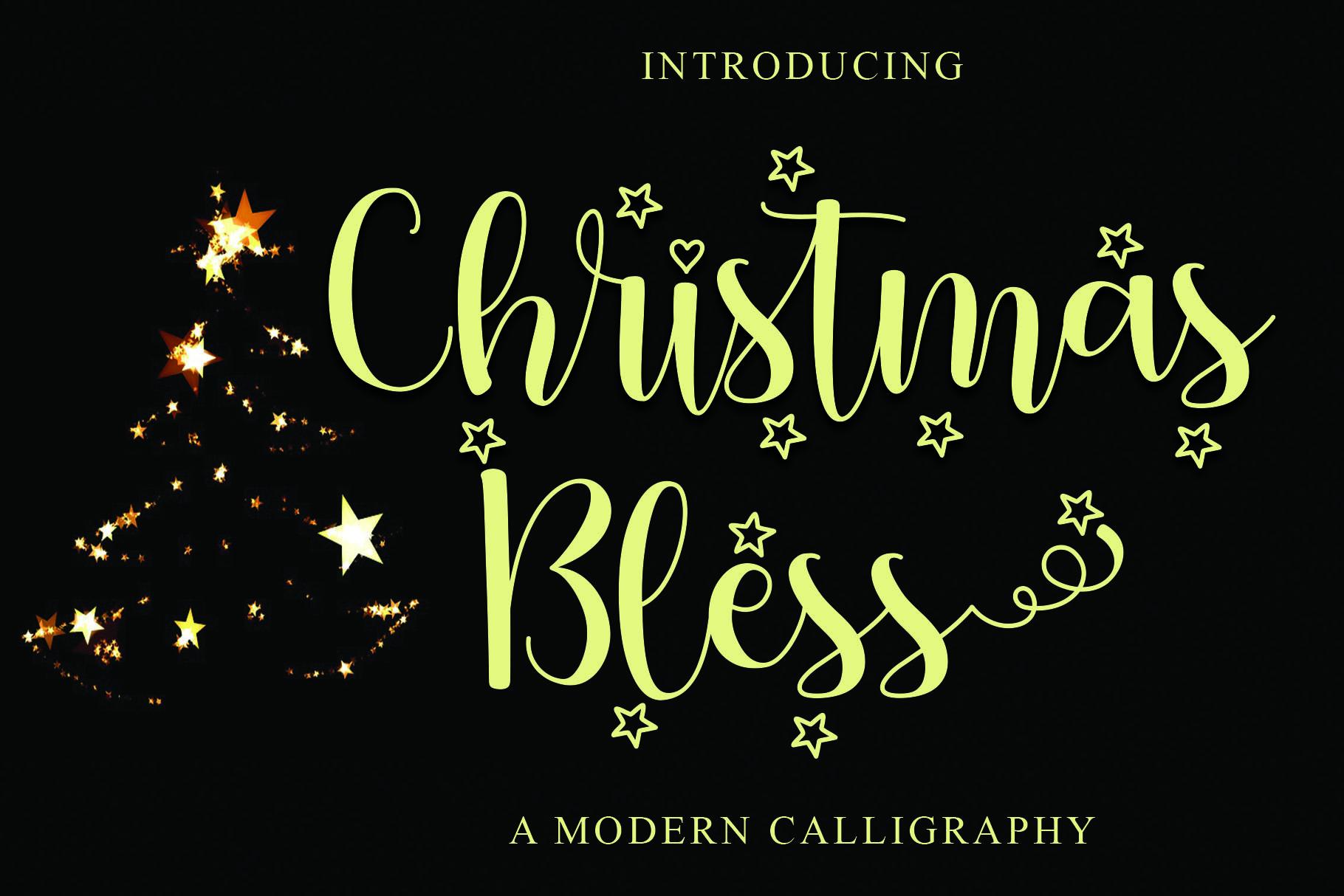 Christmas Bless Font