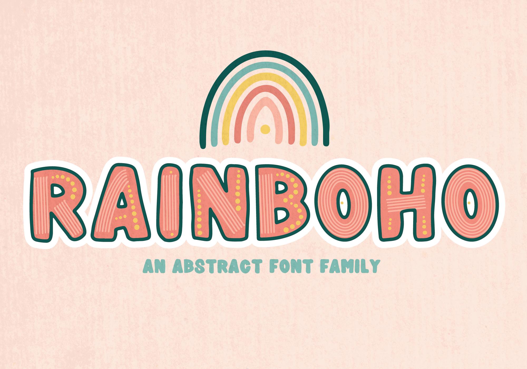 Rainboho Font