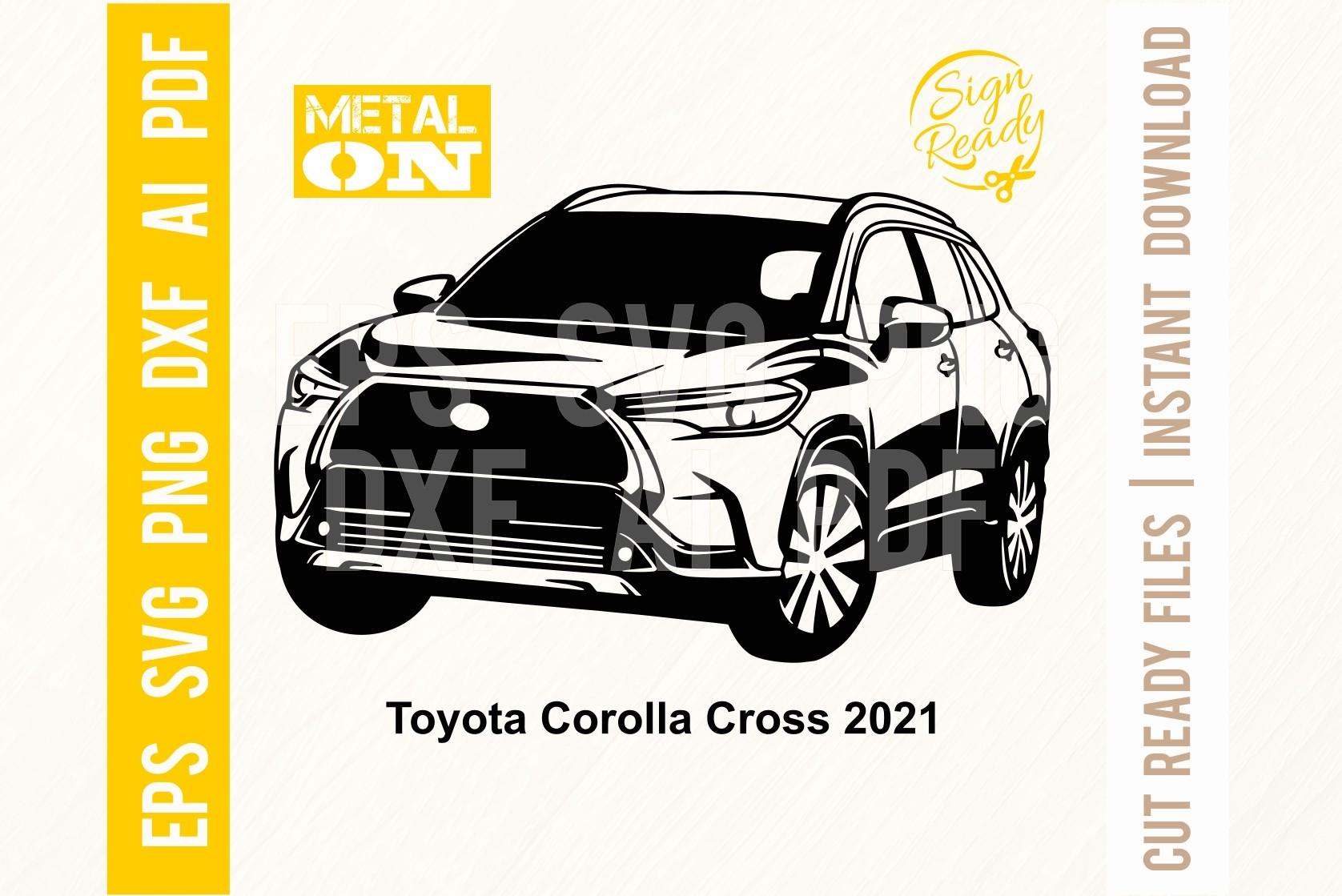 Toyota Corolla Cross 2021  Car SVG
