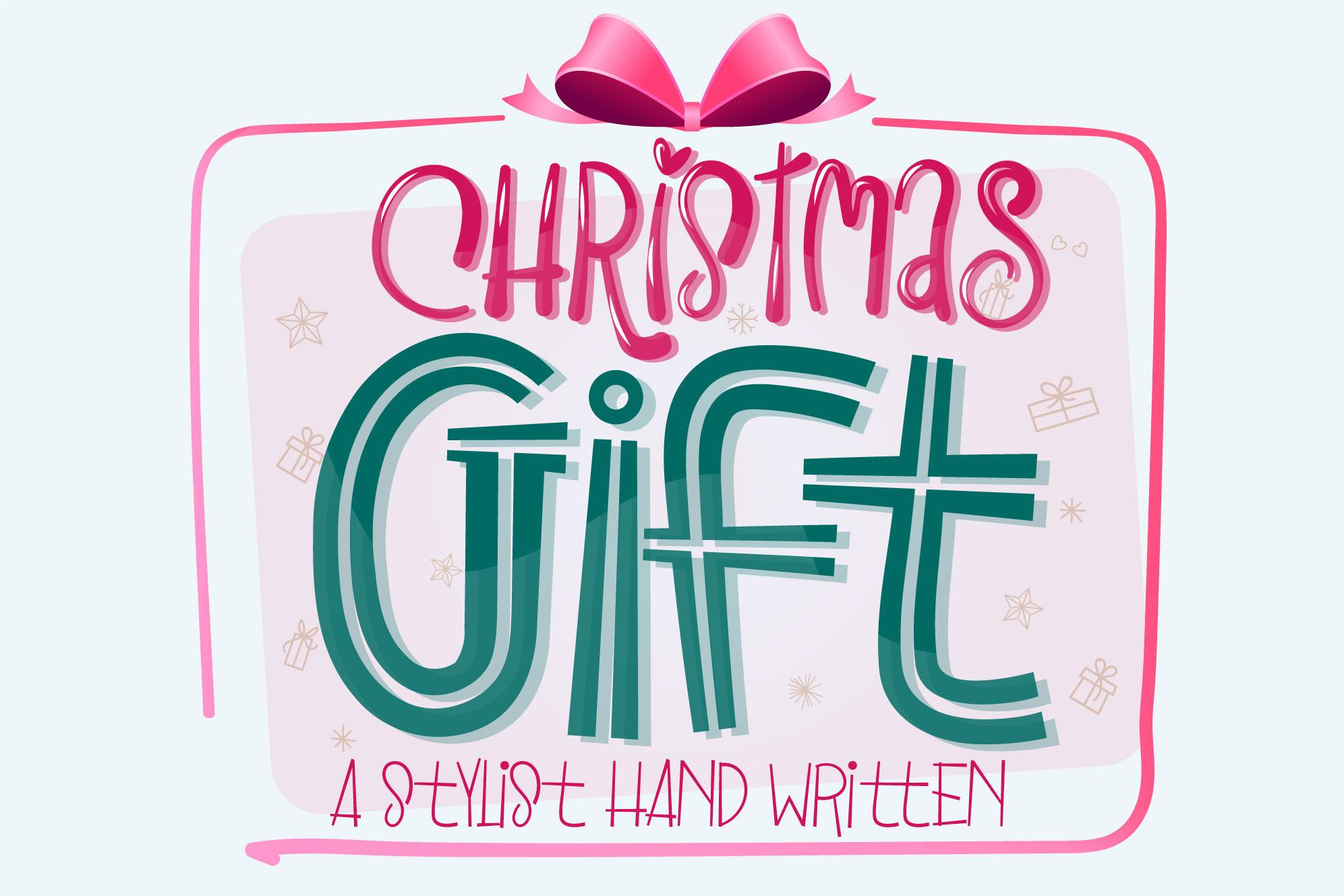 Christmas Gift Font