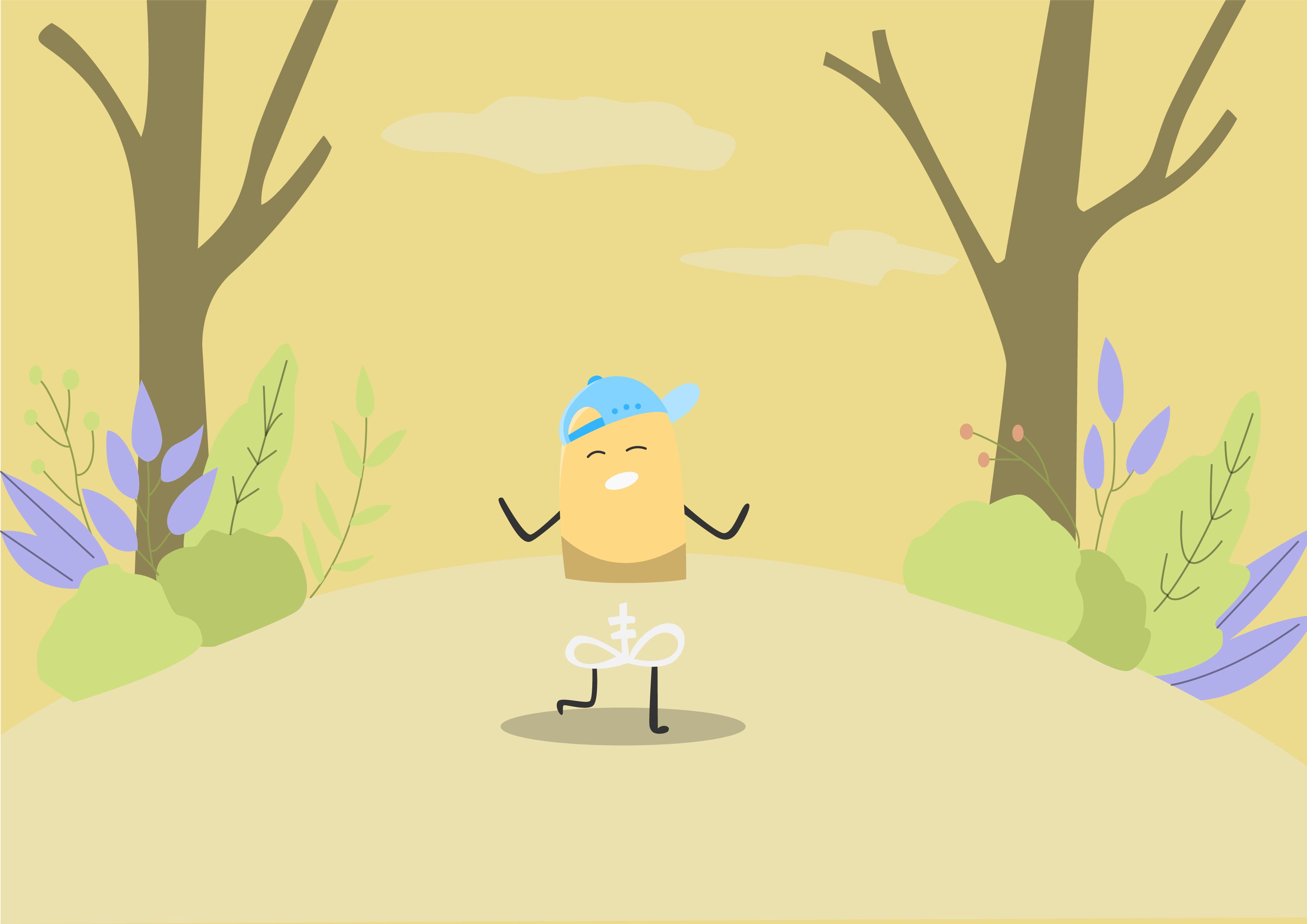 Cute Peanut Dumb Illustration #332