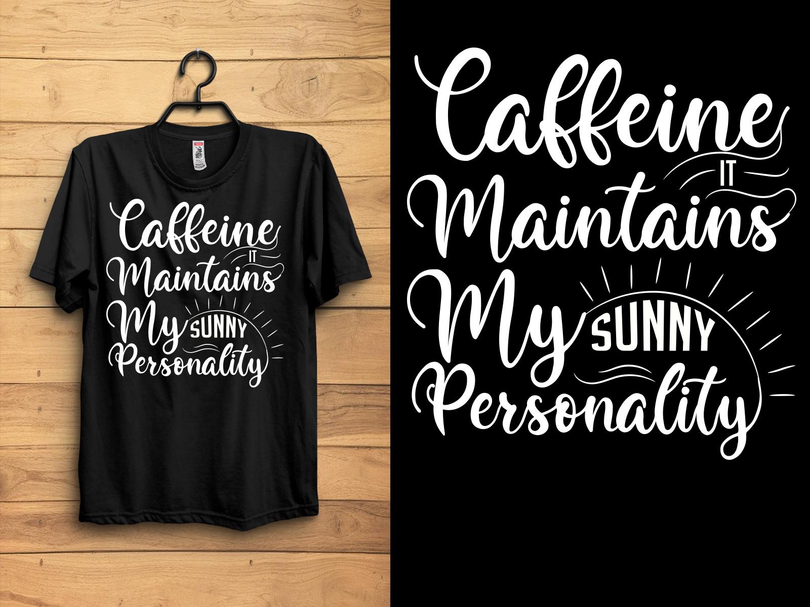 Coffee Typography T-shirt Design