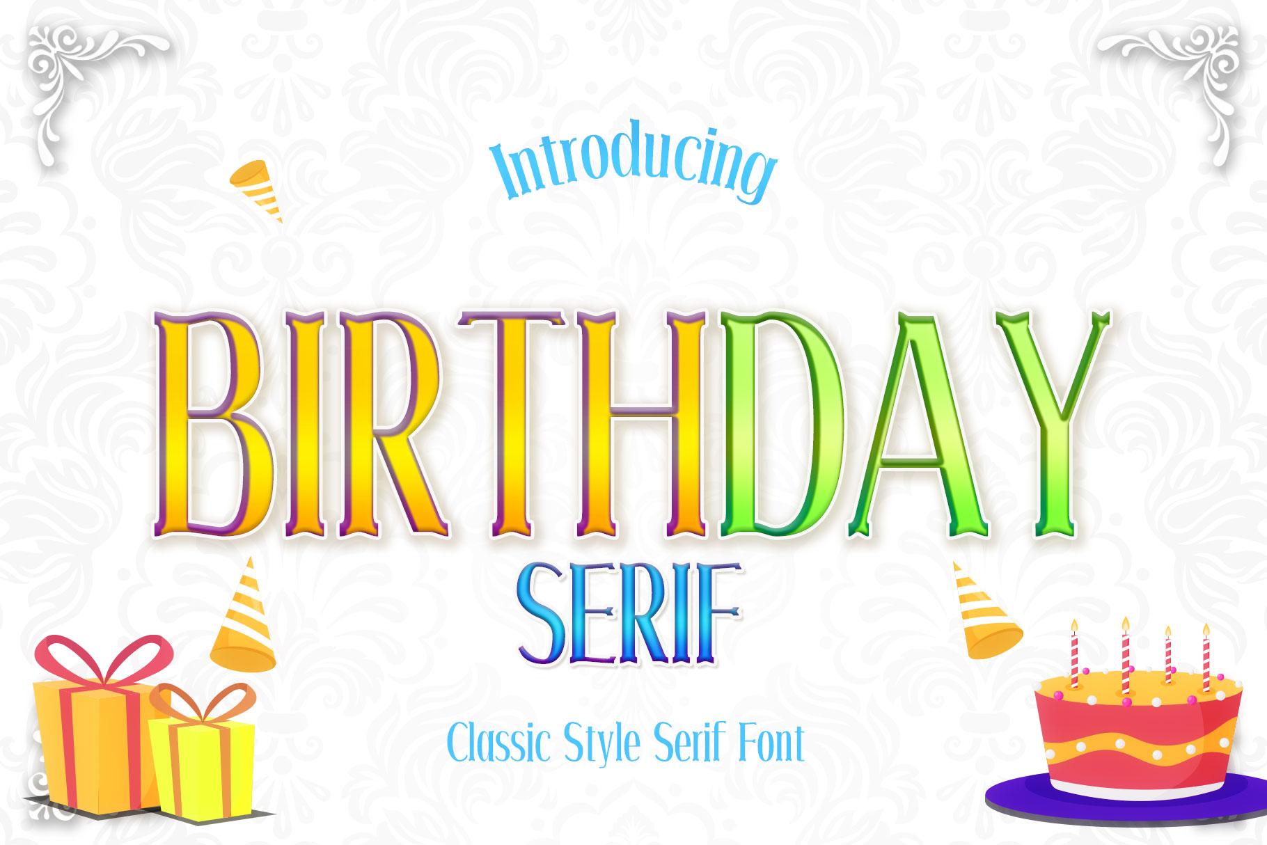 Birthday Font