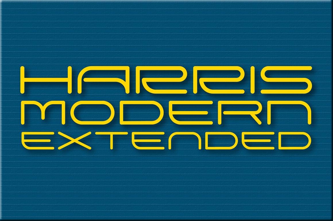 Harris Modern Extended Font