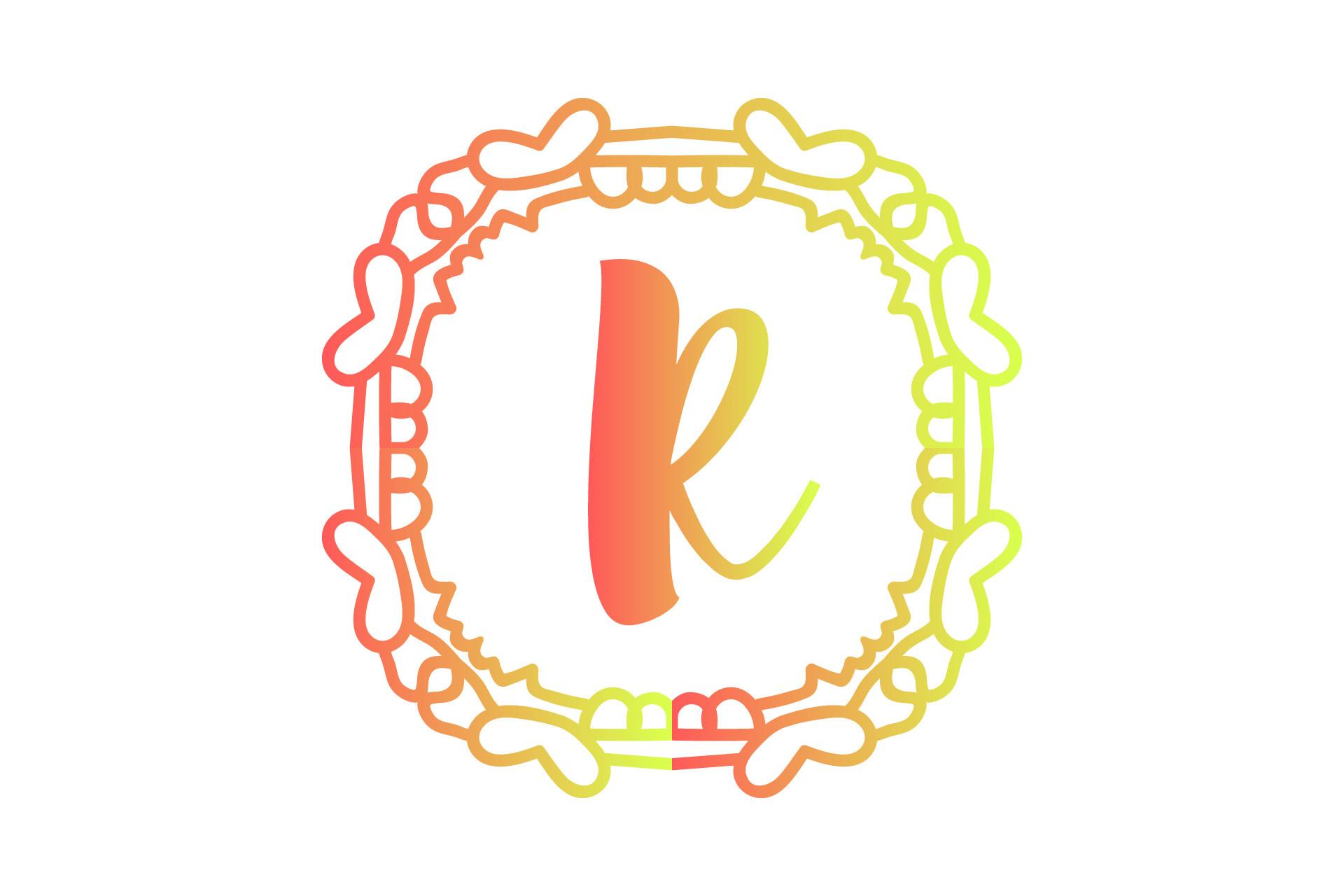Monogram Creative Spring Illustration