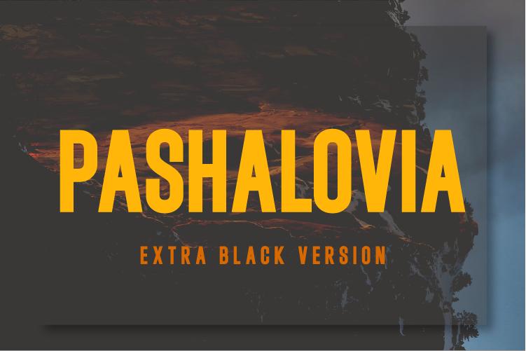 Pashalovia Extra Black Font