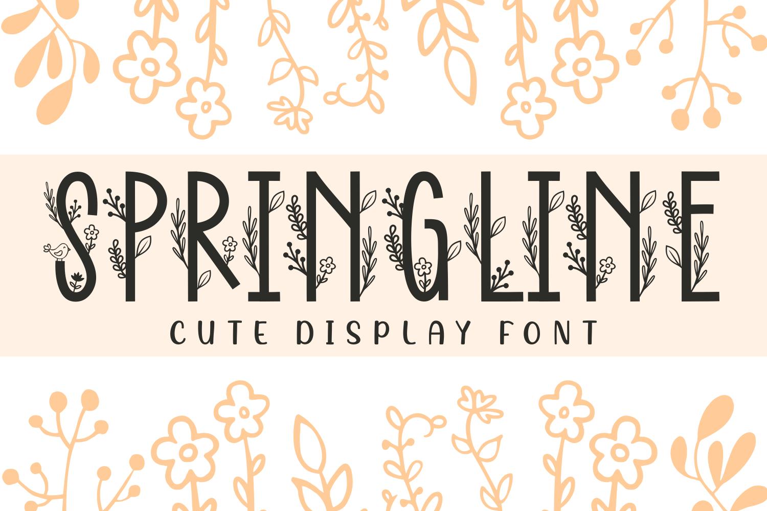Springline Font