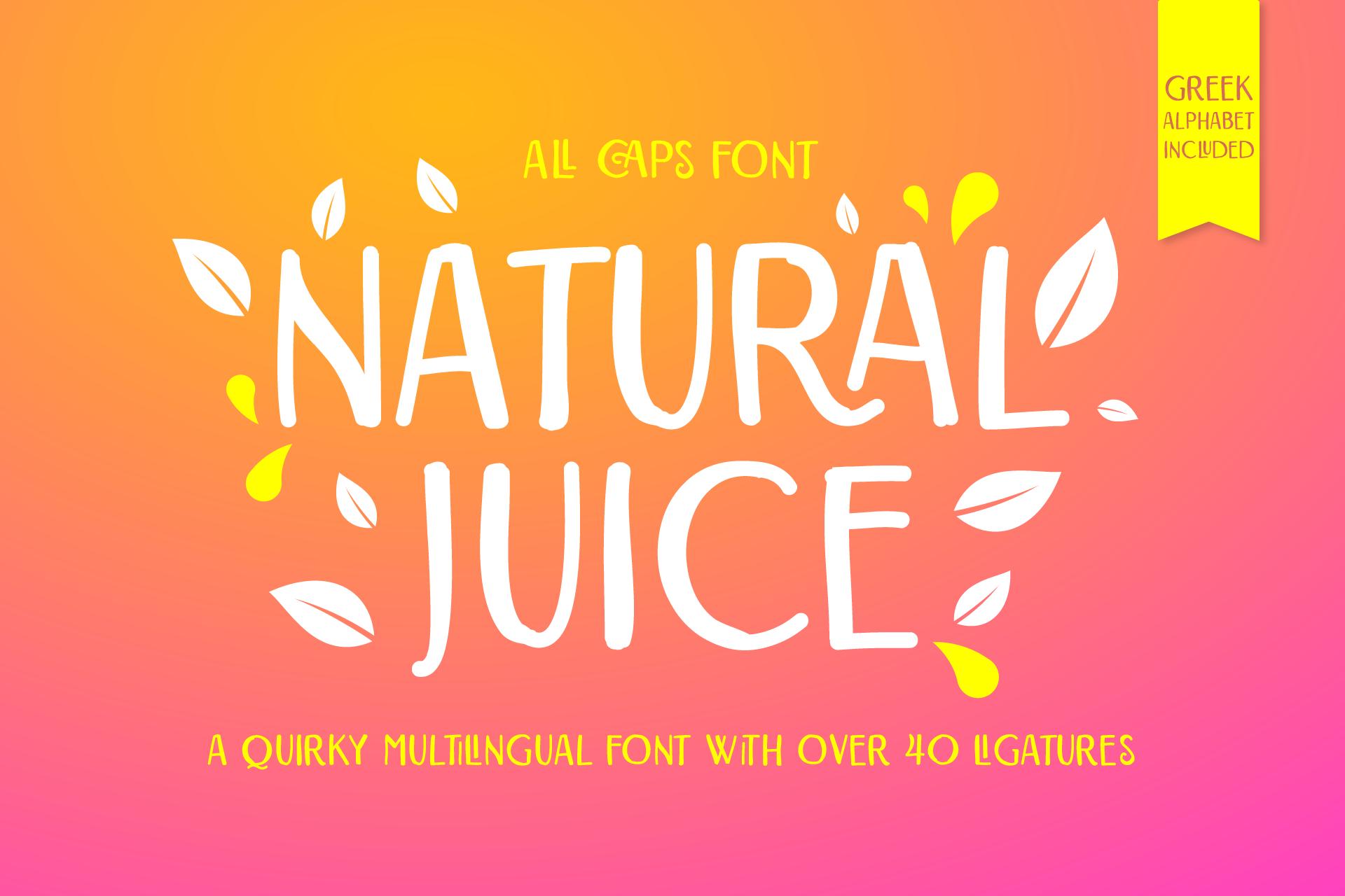 Natural Juice Font