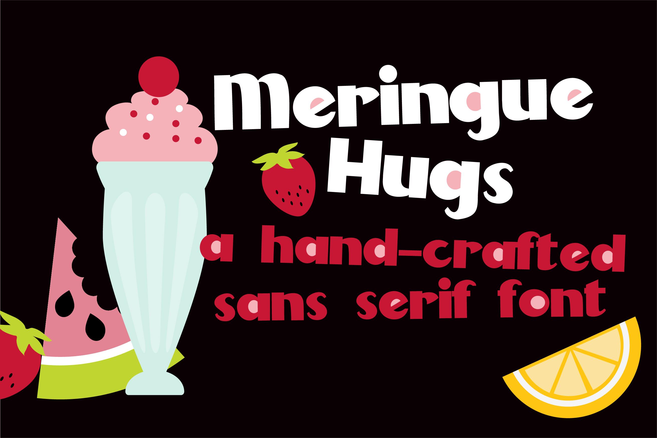 Meringue Hugs Font