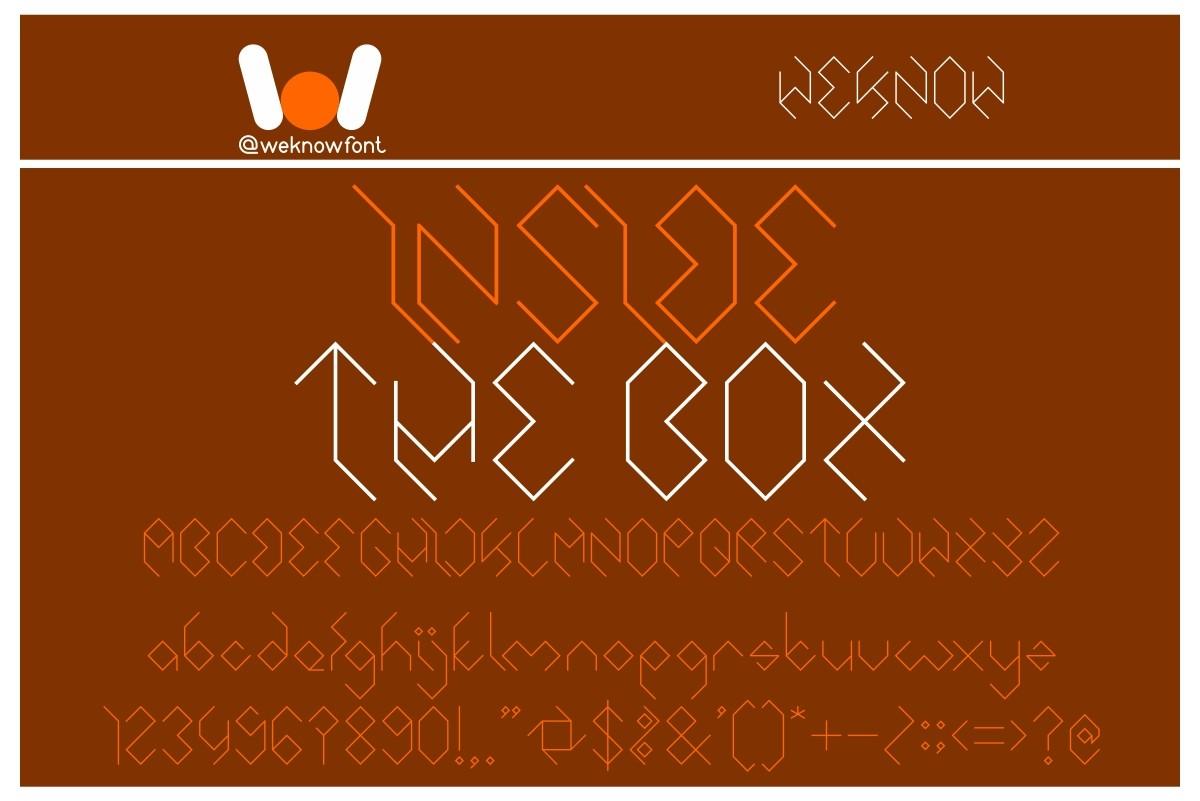 Inside the Box Font