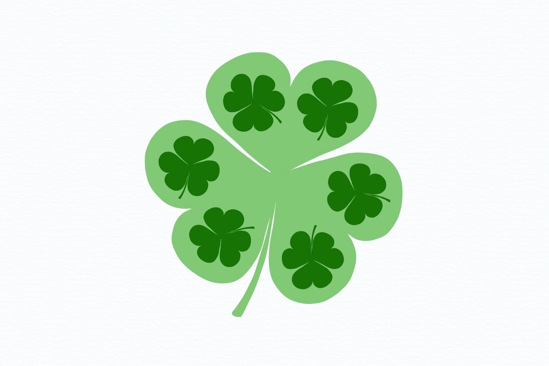 St. Patrick's Day Shamrock Clipart 1
