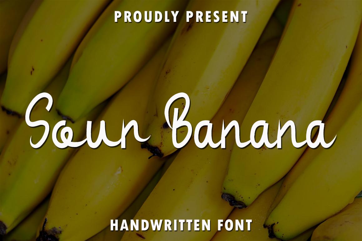 Sour Banana Font