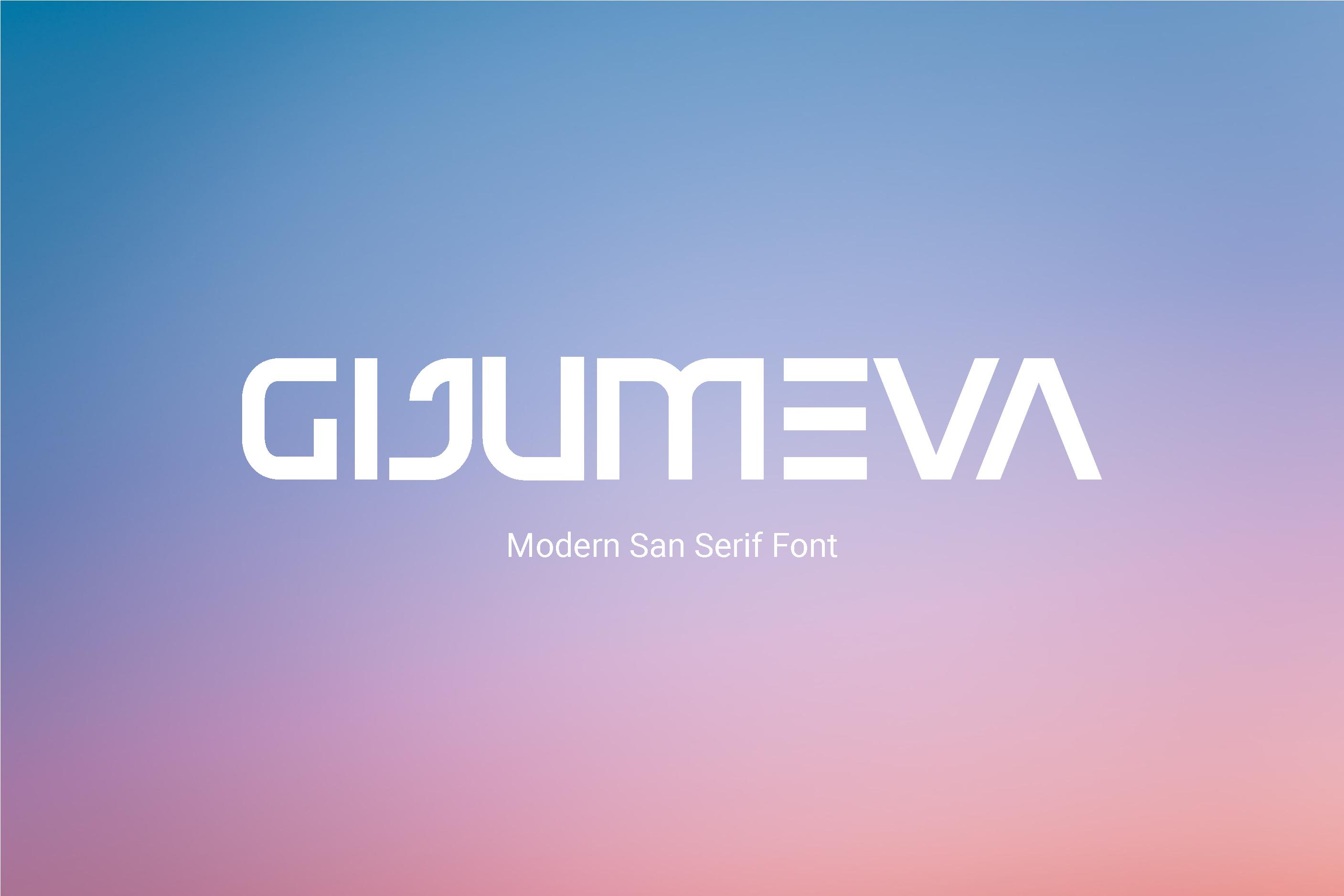 Gijumeva Font