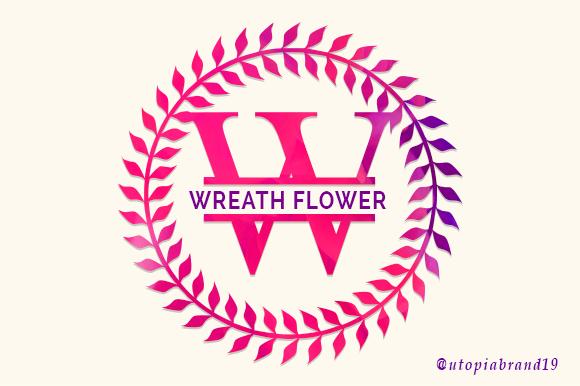 Wreath Flower Monogram Font