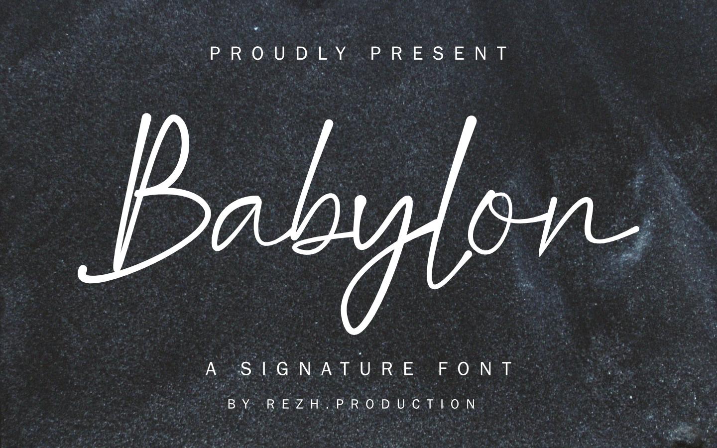 Babylon Font