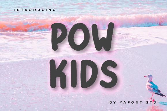 Pow Kids Font